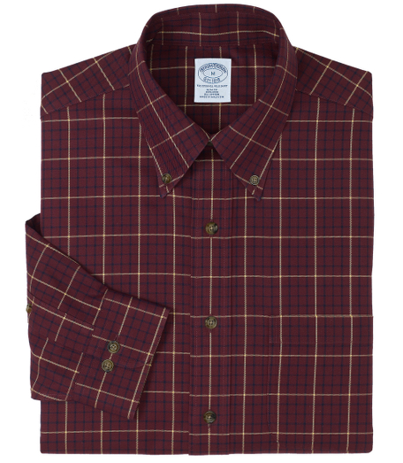 Pure cotton twill. Made with pucker-free seams and treated to remain virtually wrinkle-free. The original Polo� button-down collar. Superdurable faux horn logo buttons. Center back pleat and signature shirring at barrel cuffs. Left chest pocket. Machine wash. Imported. Also available in Traditionalfit.