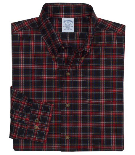 Pure cotton twill. Made with pucker-free seams and treated to remain virtually wrinkle-free. The original Polo� button-down collar. Faux horn buttons. Signature shirring at barrel cuffs. Machine wash. Imported. Also available in Taditional fit.