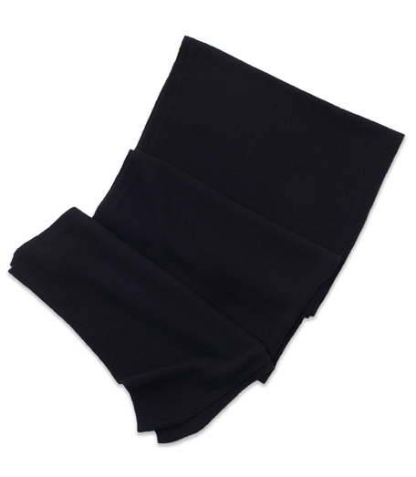 Pure Scottish cashmere. 74" x 15". Dry clean. Imported.