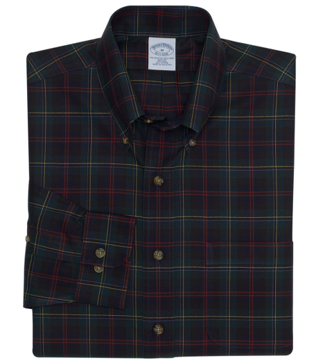 Pure cotton twill. Made with pucker-free seams and treated to remain virtually wrinkle-free. The original Polo� button-down collar. Faux horn buttons. Signature shirring at barrel cuffs. Machine wash. Imported. Also available in Taditional fit.