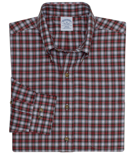 Pure cotton twill. Made with pucker-free seams and treated to remain virtually wrinkle-free. The original Polo� button-down collar. Faux horn buttons. Signature shirring at barrel cuffs. Machine wash. Imported. Also available in Taditional fit.