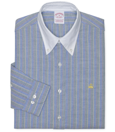 Pure lightweight Supima� oxford.  Garment washed for added softness. White original Polo� button-down collar. Golden Fleece� embroidered logo. Superdurable stacked logo buttons. Center back pleat. Signature shirring at barrel cuffs. Machine wash. Imported. Also available in Extra-Slim fit.