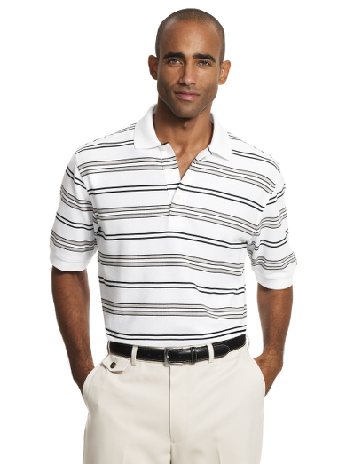 Perfect polo for on the course or off. Knit from pure ultrafine 3-ply cotton for superior softness.Finished with our signature performance treatment to enhance shape retention and resistance to shrinking, fading, and pilling. Machine wash. Imported.
