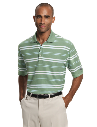 Perfect polo for on the course or off. Knit from pure ultrafine 3-ply cotton for superior softness.Finished with our signature performance treatment to enhance shape retention and resistance to shrinking, fading, and pilling. Machine wash. Imported.