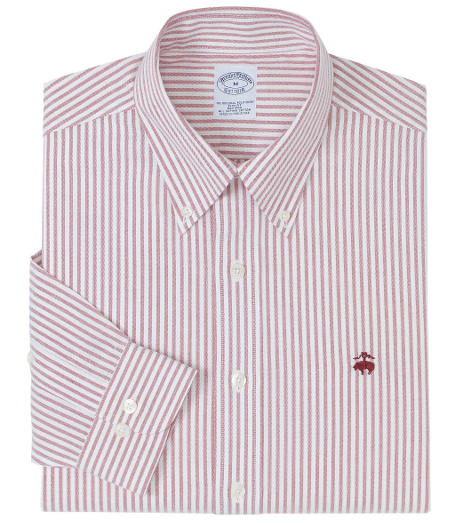 Lightweight oxford woven in all natural pima cotton. Made with pucker-free seams and treated to remain virtually wrinkle-free. The original Polo� button-down collar. Front center placket. Superdurable logo buttons. Signature shirring at barrel cuffs. Machine wash. Imported. Also available in Traditional fit.