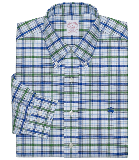 Lightweight oxford woven in all natural pima cotton. Made with pucker-free seams and treated to remain virtually wrinkle-free. The original Polo� button-down collar. Front center placket. Superdurable logo buttons. Signature shirring at barrel cuffs. Machine wash. Imported. Also available in Slim fit.