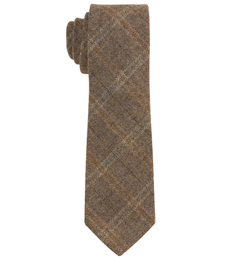 Pure wool woven in Italy. 2 7/8" width. Self-loop. Dry clean. Made in the USA.