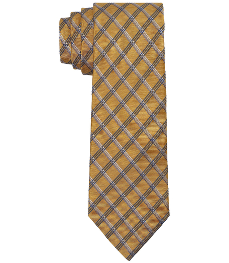 Pure silk woven in Italy. 3 1/2" width. Dry clean. Made in the USA.