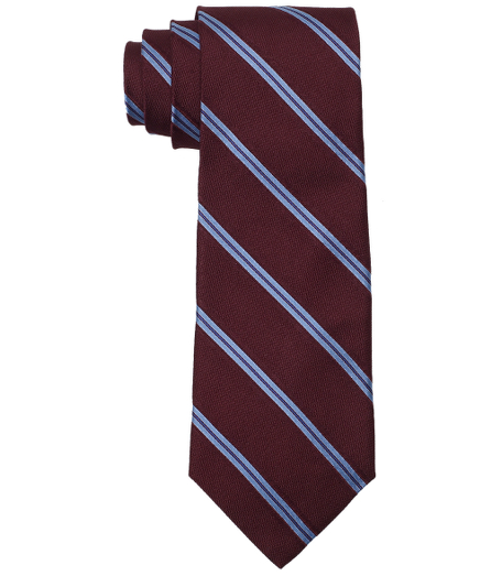 Pure silk woven in Italy. 3 1/2" width. Dry clean. Made in the USA.
