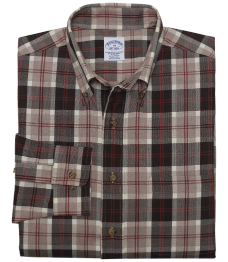 Cotton and wool blend. The original Polo� button-down collar. Superdurable faux horn logo buttons. Signature shirring at barrel cuffs. Machine wash. Imported. Also available in Traditional fit.