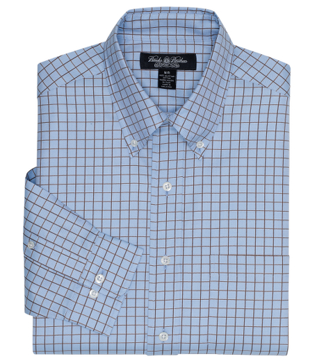 Pure Egyptian cotton woven in Italy. The original Polo� button-down collar. Country Club make featuring side gussets and real trocas shell buttons. Center back pleat and signature shirring at barrel cuffs. Available in regular and long sleeve lengths for a more exact fit. Machine wash. Imported.