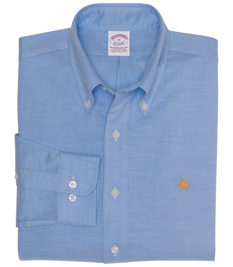 Lightweight oxford woven in all-natural Supima� cotton. The original Polo� button-down collar. Front center placket. Superdurable logo buttons. Signature shirring at barrel cuffs. Golden Fleece� embroidered logo. Machine wash. Imported. Also available in Extra-Slim fit.