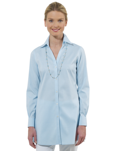 Woven in cotton specially treated to remain virtually wrinkle free, with a touch of DOW XLA