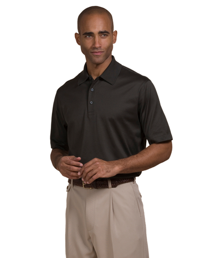Luxurious double-mercerized cotton has added luster and softness. Finished with a signature performance treatment to enhance shape retention and resistance to shrinking, fading and piling, Machine wash. Imported.