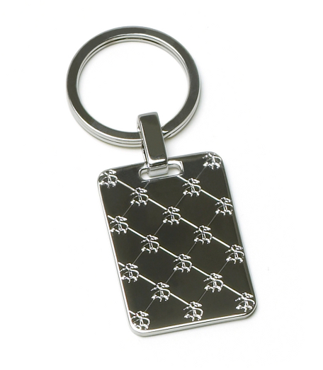Sterling silver accessories engraved with Brooks Brothers elegant jacquard pattern. Rhodium-plated to prevent tarnishing. Made in the USA.