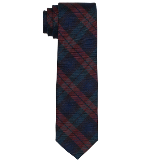 Pure silk woven in Italy. 2 7/8" width. Dry clean. Made in the USA.