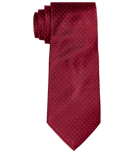Pure silk woven in Italy. 4" width. Self-loop and tip. Dry clean. Made in the USA.