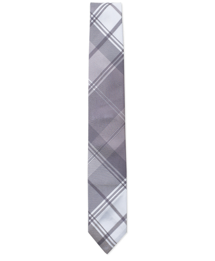 Silk and cotton blend. 2 1/4" width. Grosgrain trim at neck. Dry clean. Made in the USA.