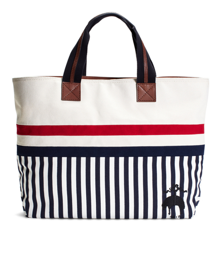 Ecru-Navy-White
