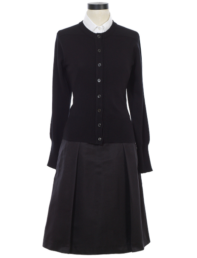 Pure silk faille. 100% Bemberg lining. Zipper closure. Falls below the knee. Dry clean. Made in Italy.
