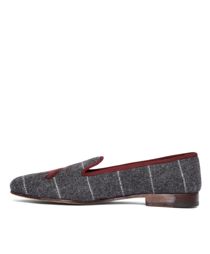 Grey-Burgundy