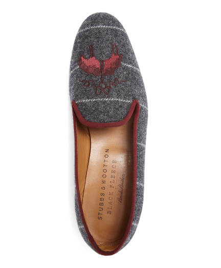 Grey-Burgundy