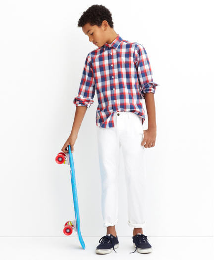 Navy-Red-White