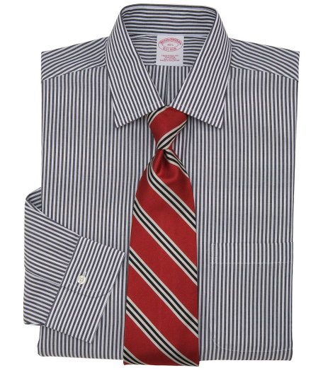 Pure cotton broadcloth treated to remain virtually wrinkle-free. Pucker-free seams. Center back pleat and signature shirring at barrel cuffs. Ainsley collar. Left chest pocket. Machine wash. Imported. Also available in Slim fit.