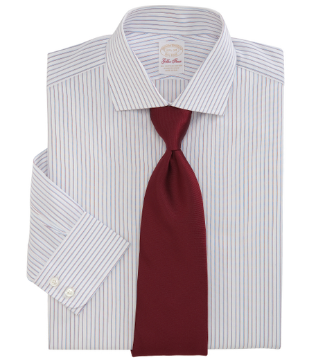 Pure Egyptian cotton.  French placket and split-back yoke. English collar,signature shirring at double button barrel cuffs.  Single-needle tailoring and genuine mother-of-pearl buttons. Machine wash. Imported