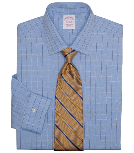Pure pinpoint cotton treated to remain virtually wrinkle-free. Pucker-free seams. Center back pleat and signature shirring at barrel cuffs. Ainsley collar. Left chest pocket. Machine wash. Imported.