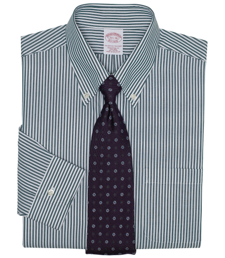 Pure cotton broadcloth made with pucker-free seams and specially treated to remain virtually wrinkle-free. The original Polo� button-down collar. Signature shirring at barrel cuffs. Center back pleat. Left chest pocket. Machine wash. Imported. Also available in Slim fit.