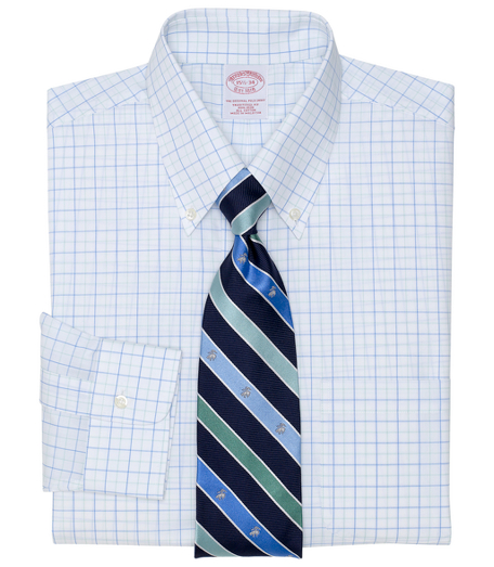 Pure cotton broadcloth made with pucker-free seams and specially treated to remain virtually wrinkle-free. The original Polo� button-down collar. Signature shirring at barrel cuffs. Center back pleat. Left chest pocket. Machine wash. Imported. Also available in Slim fit.
