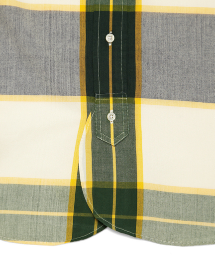 Ecru-Navy-Green