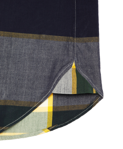 Ecru-Navy-Green