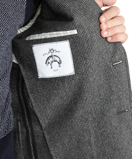 Houndstooth Patch Pocket Sport Coat Brooks Brothers