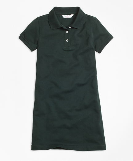 hunter green polo dress