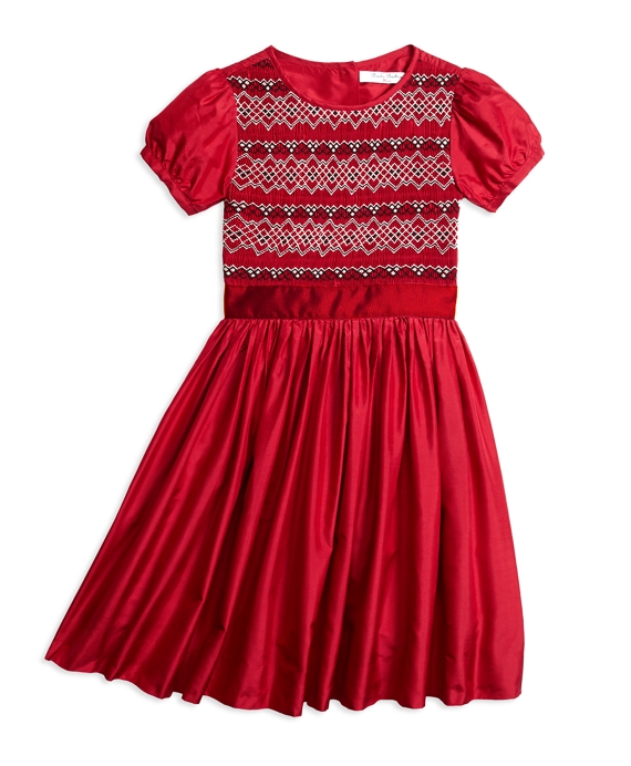 Silk Smocked Dress