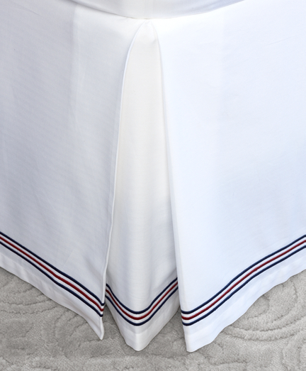 Herringbone King Bed Skirt Brooks Brothers