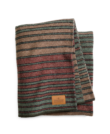 Stripe Pendleton® Camp Blanket Brooks Brothers