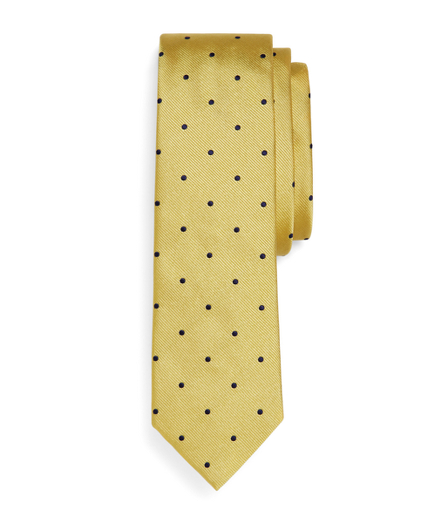Woven Dot Slim Tie