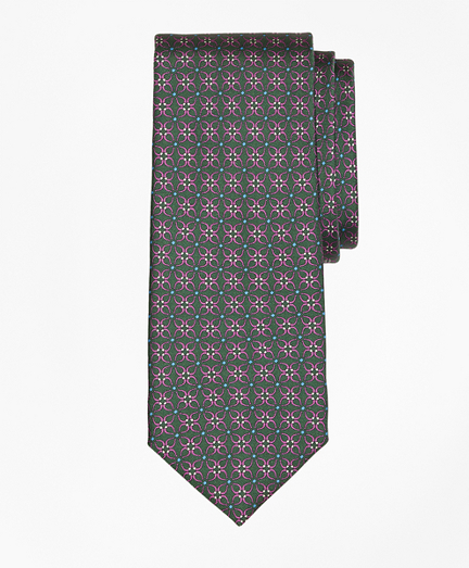 Horseshoe Link Print Tie