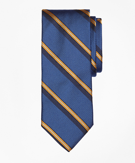 Textured Split Sidewheeler Stripe Tie
