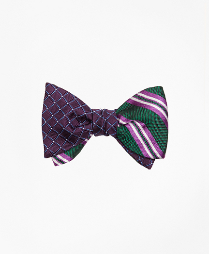 Framed Parquet with Natte Double Stripe Reversible Bow Tie