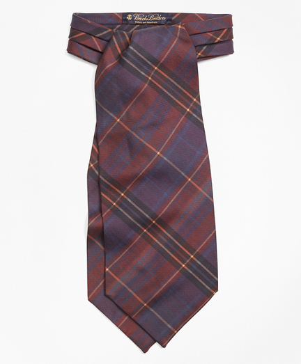 Ancient Madder Plaid Ascot