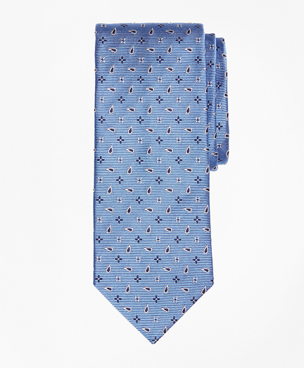 Spaced Flower and Pine Tie