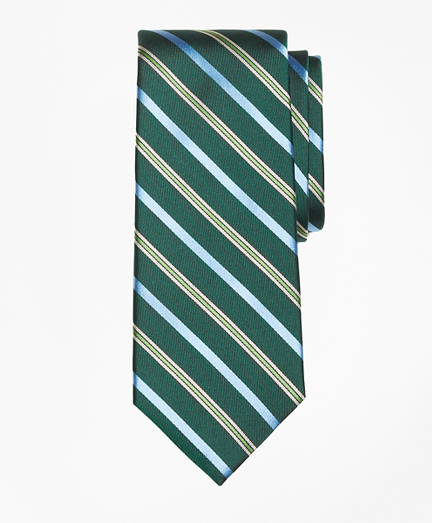 Tonal Alternating Split Stripe Tie