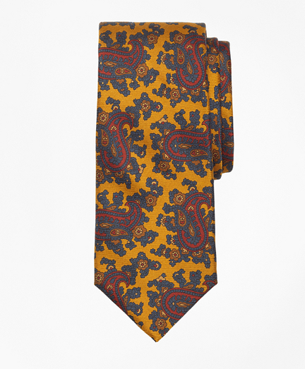 Ancient Madder Paisley Print Tie