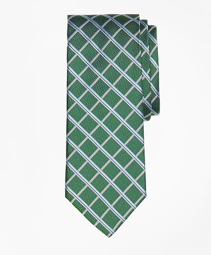 Textured Windowpane Tie