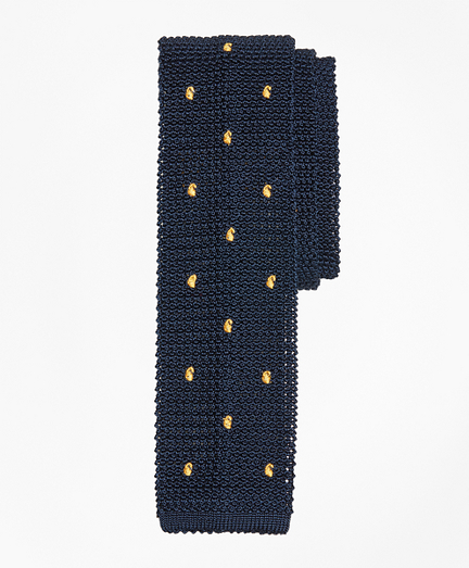 Tossed Pine Knit Tie