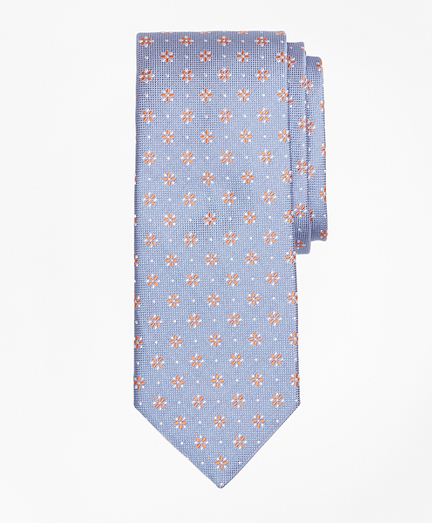 Textured Four-Petal Flower Tie